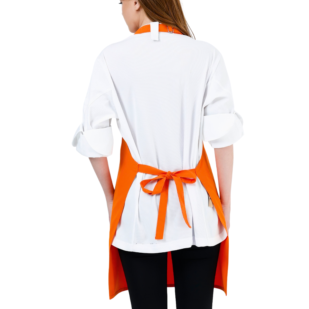 Alpaka Schürze Orange (10er-Pack) – Bild 6