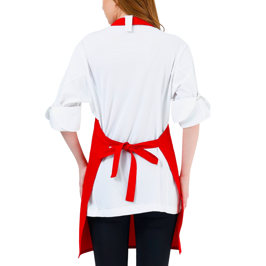 Alpaka Schürze Rot (10er-Pack) – Bild 6