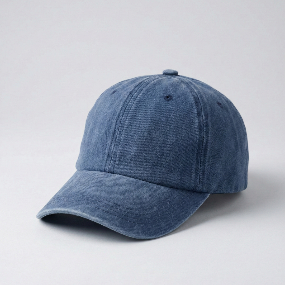 Vintage Washed Cap-Blau