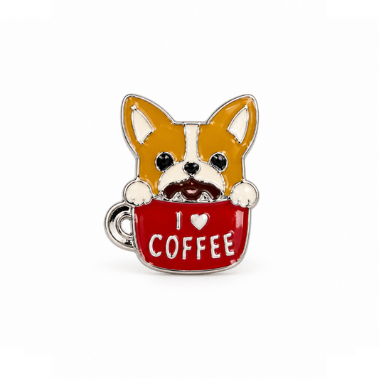Kaffee-Pin I Love Coffee – Bild 1