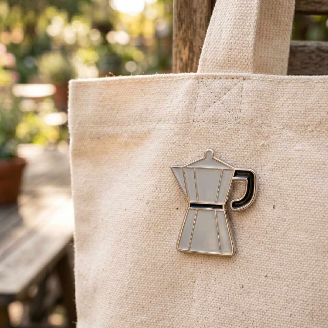 Kaffee-Pin Moka Pot – Bild 2