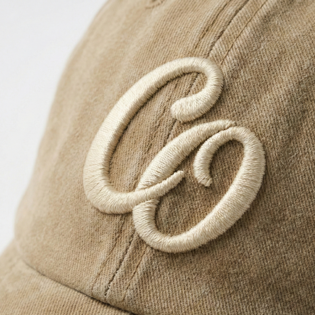 Vintage Washed Cap-Beige