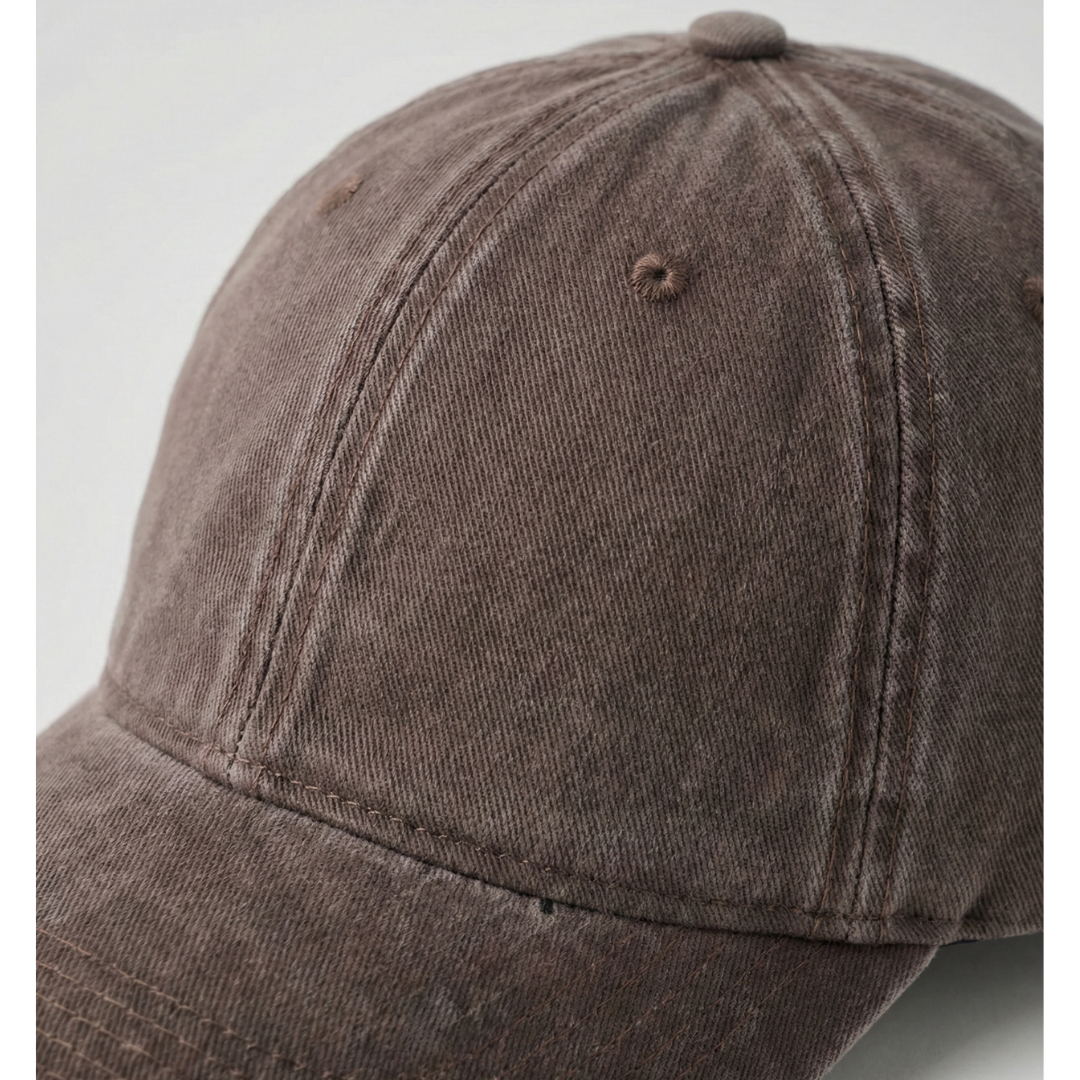 Vintage Washed Cap-Braun