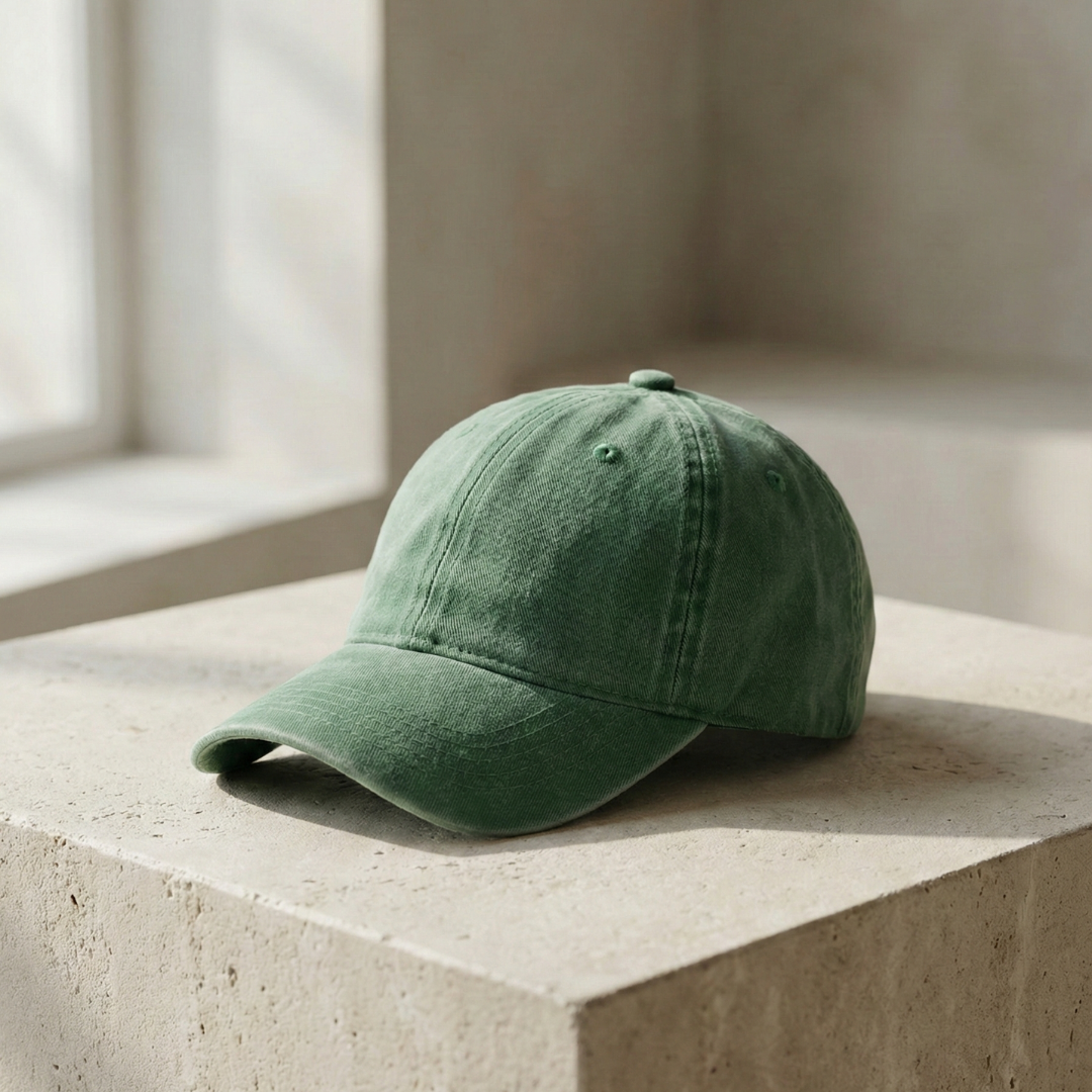 Vintage Washed Cap-Grün