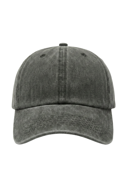 Vintage Washed Cap-Anthrazit