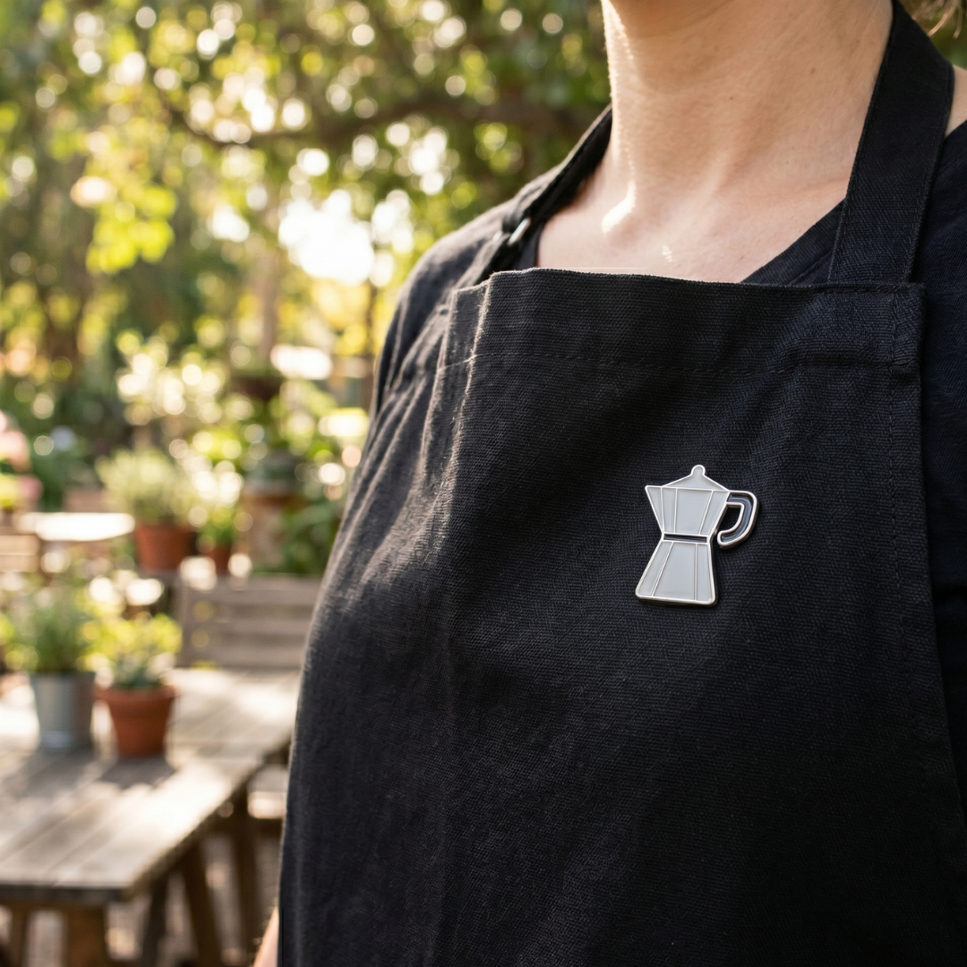 Kaffee-Pin Moka Pot – Bild 3