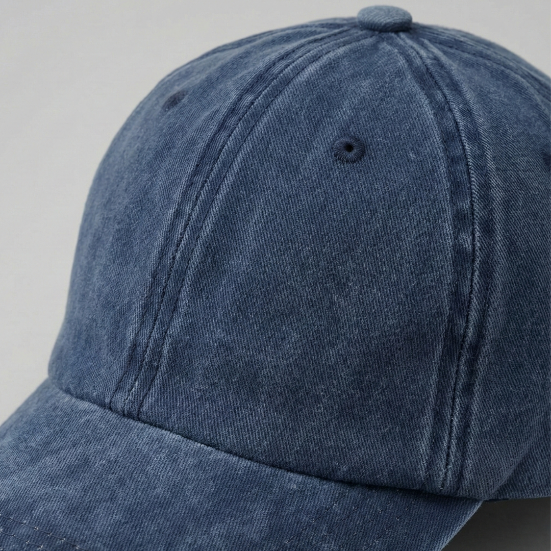 Vintage Washed Cap-Blau