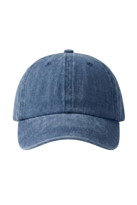 Vintage Washed Cap-Blau