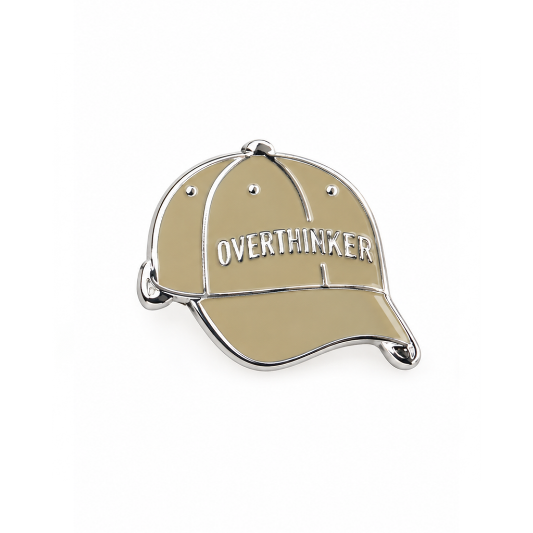 Pin Overthinker Cap Beige – Bild 1