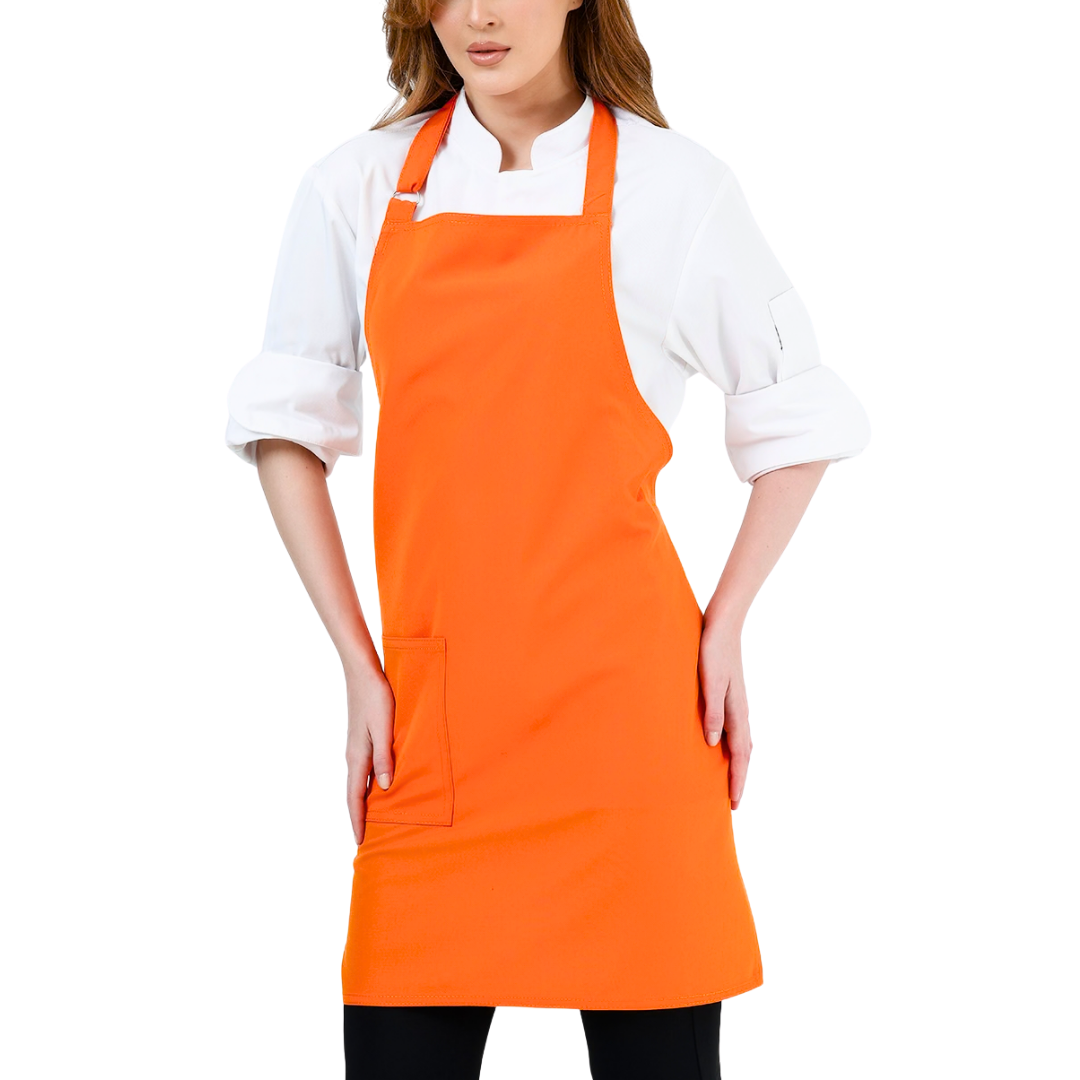 Alpaka Schürze Orange (10er-Pack) – Bild 3