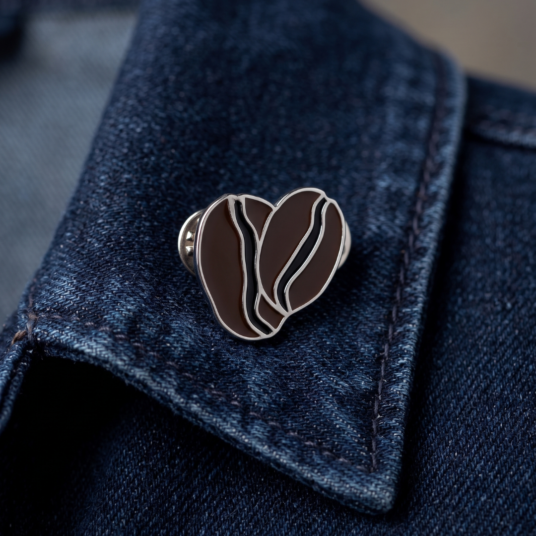 Kaffee-Pin Coffee Bean – Bild 2