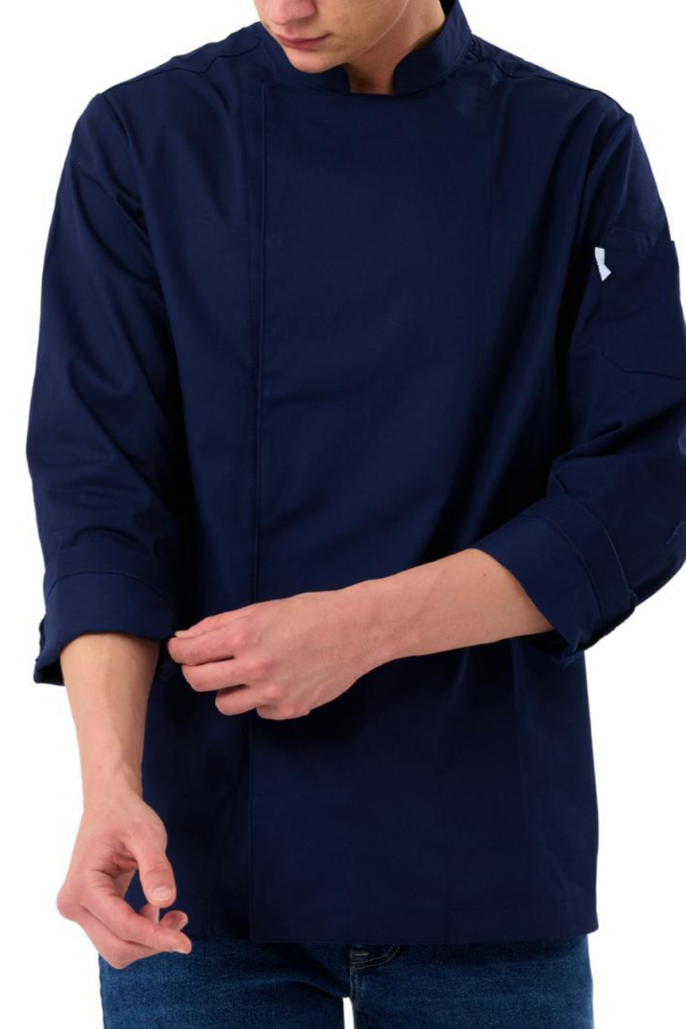 Herren Kochjacke Navyblau