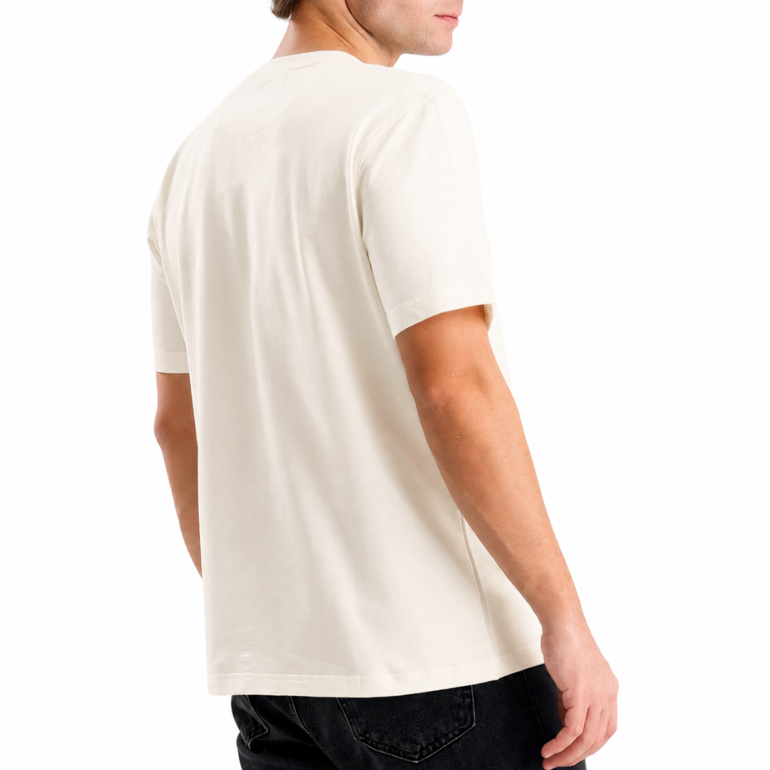 T-Shirt Rundhals Ecru – Bild 4