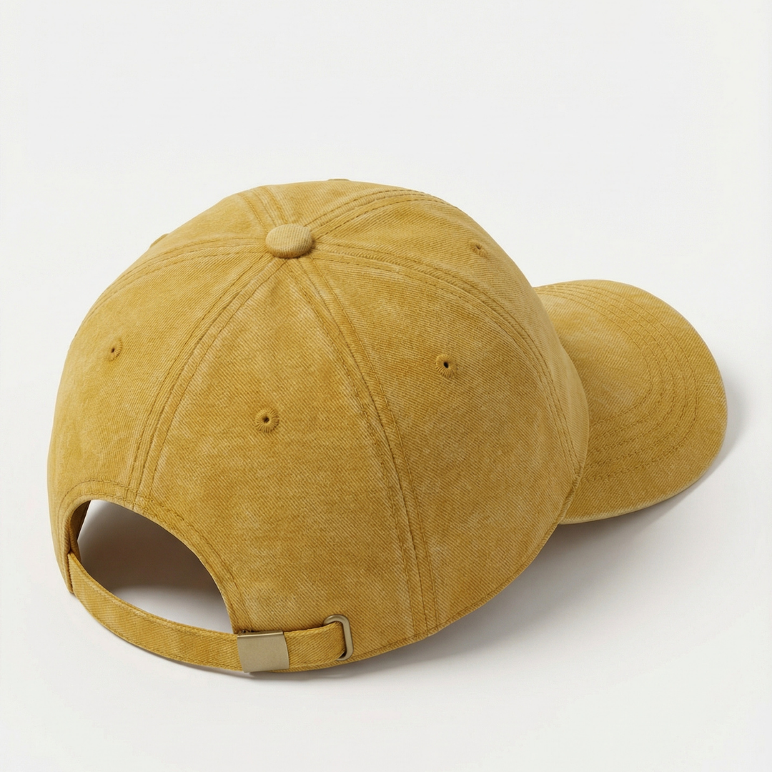 Vintage Washed Cap-Gelb