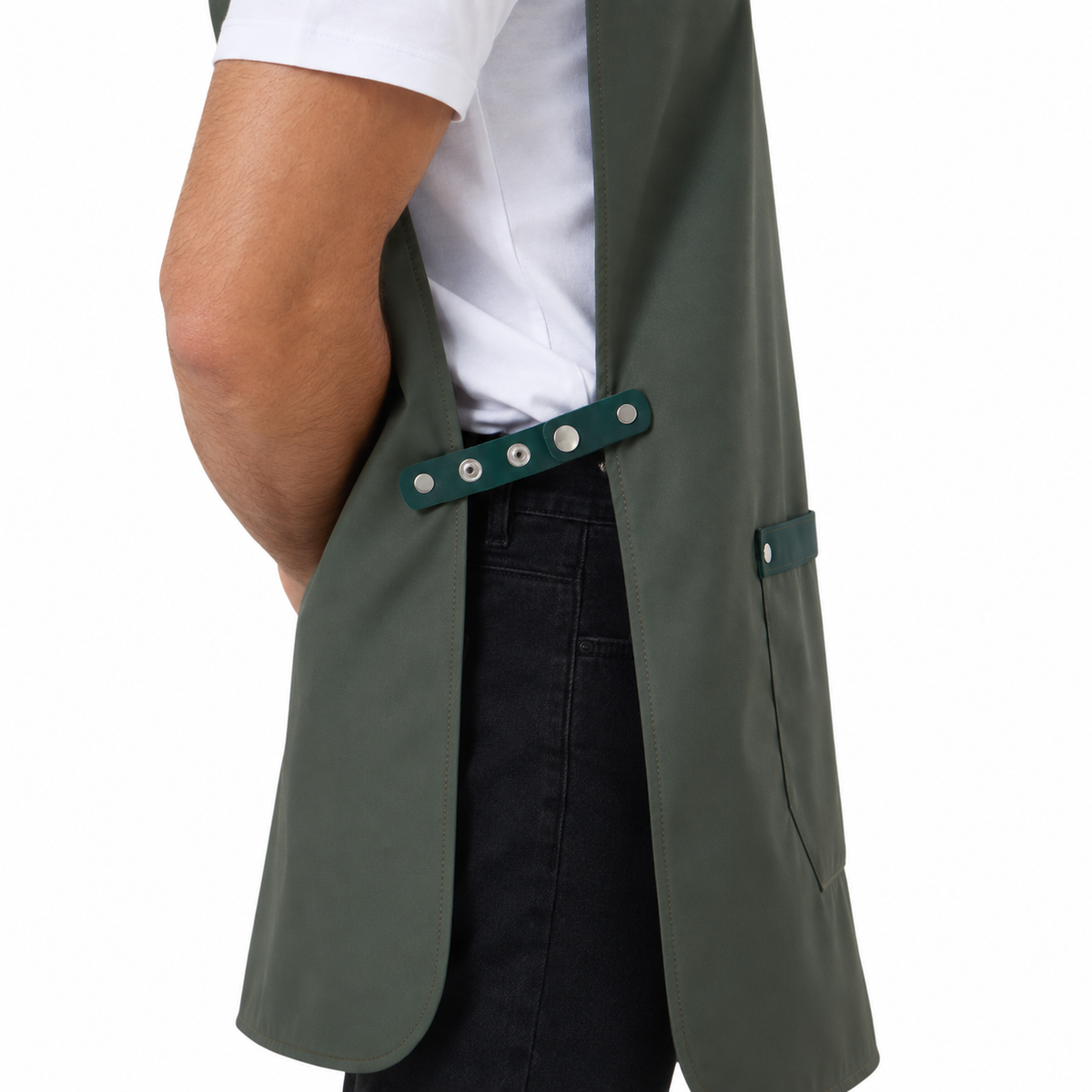 Mailand Schürze Khaki – Bild 3