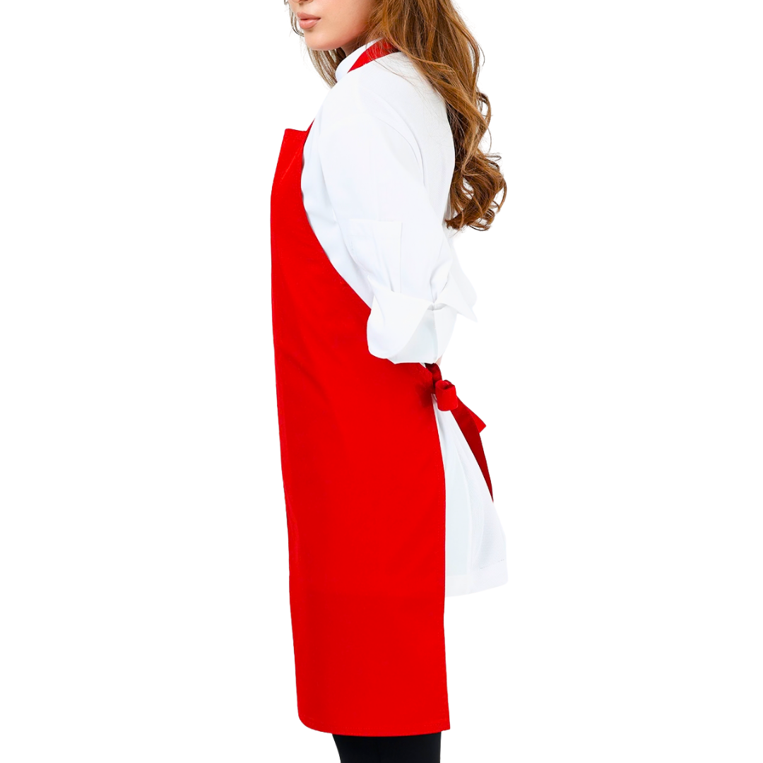 Alpaka Schürze Rot (10er-Pack) – Bild 4
