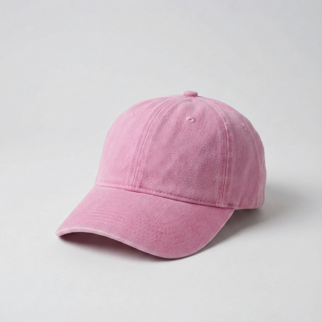 Vintage Washed Cap-Rosa