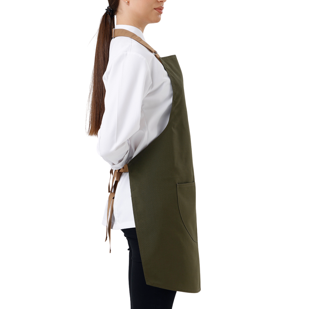 Valencia Schürze in Dunkelkhaki – Produktansicht 4