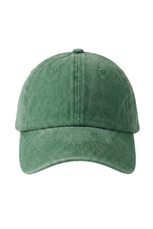 Vintage Washed Cap-Grün