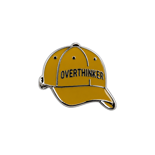 Pin Overthinker Cap Gelb – Bild 1