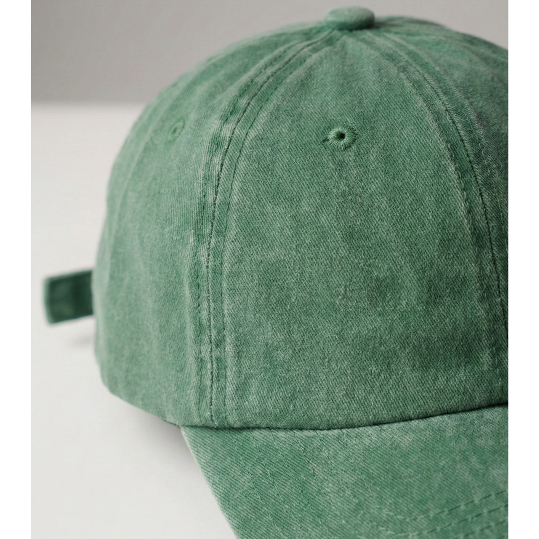 Vintage Washed Cap-Grün