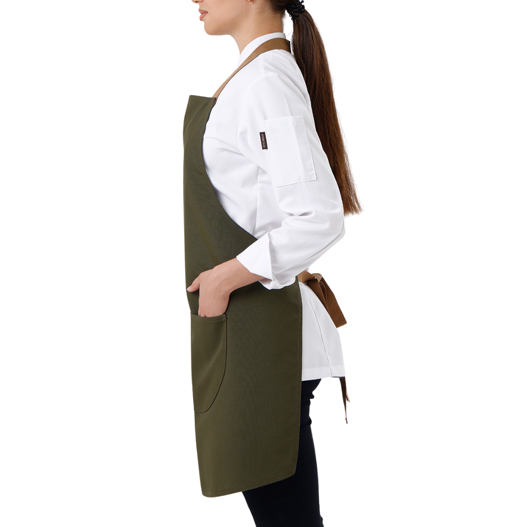 Valencia Schürze in Dunkelkhaki – Produktansicht 5