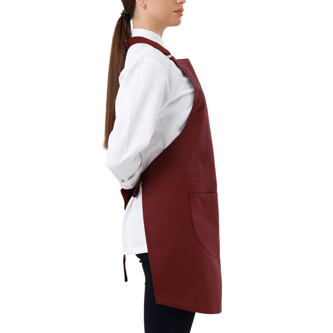 Valencia Schürze in Dunkelbordeaux – Produktansicht 5