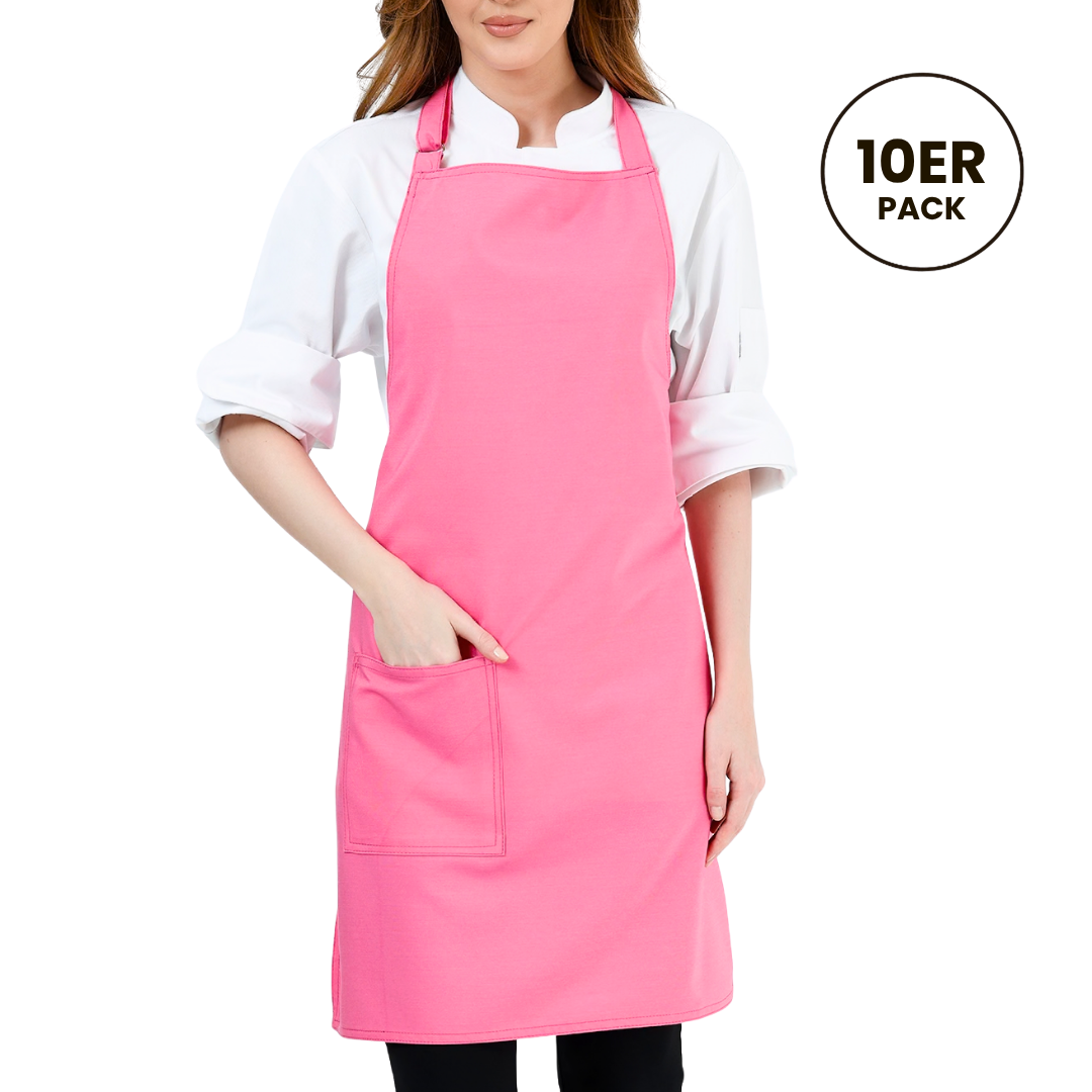 Alpaka Schürze – Rosa (10er-Pack)