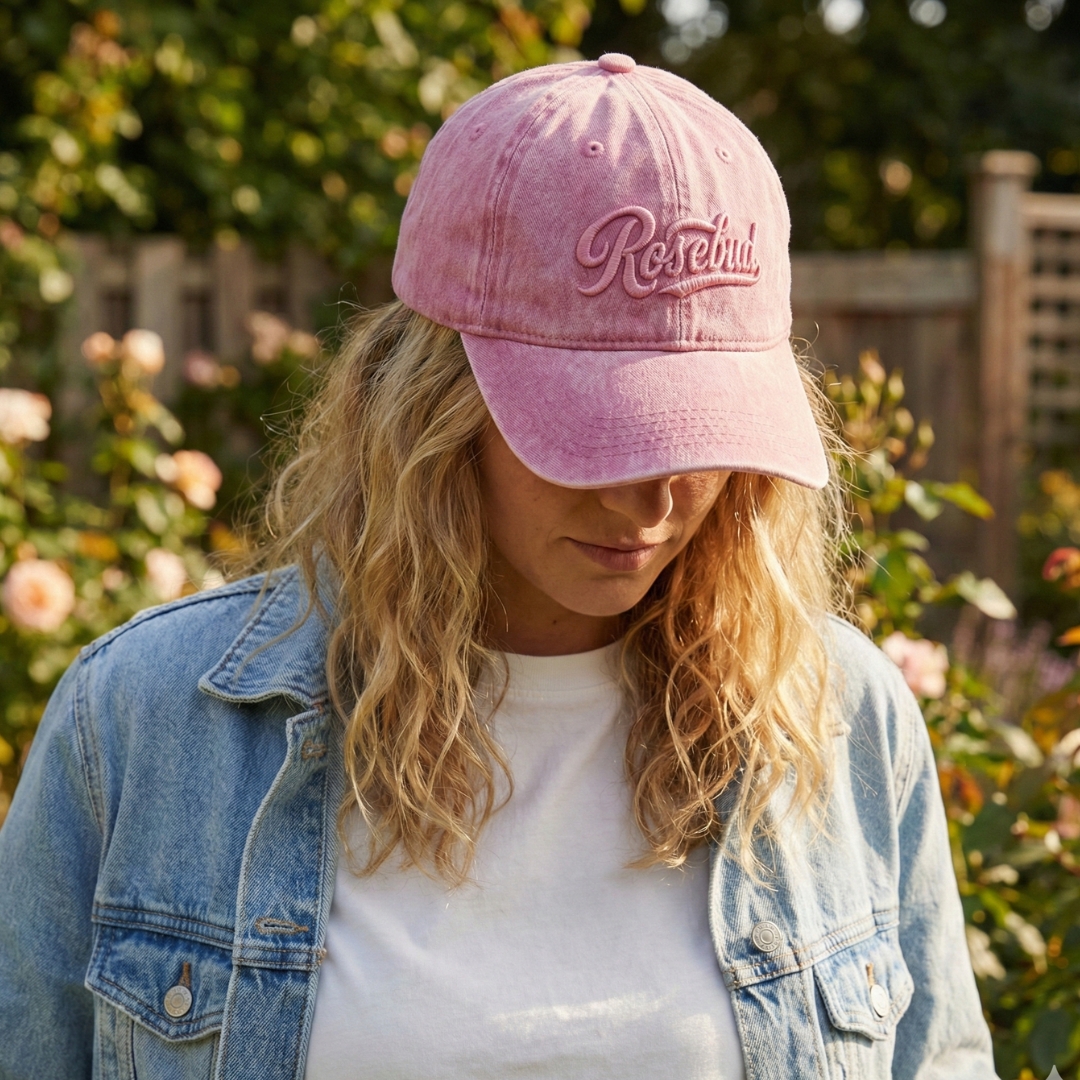 Vintage Washed Cap-Rosa