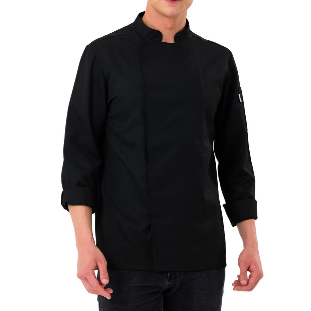 Herren Kochjacke Schwarz
