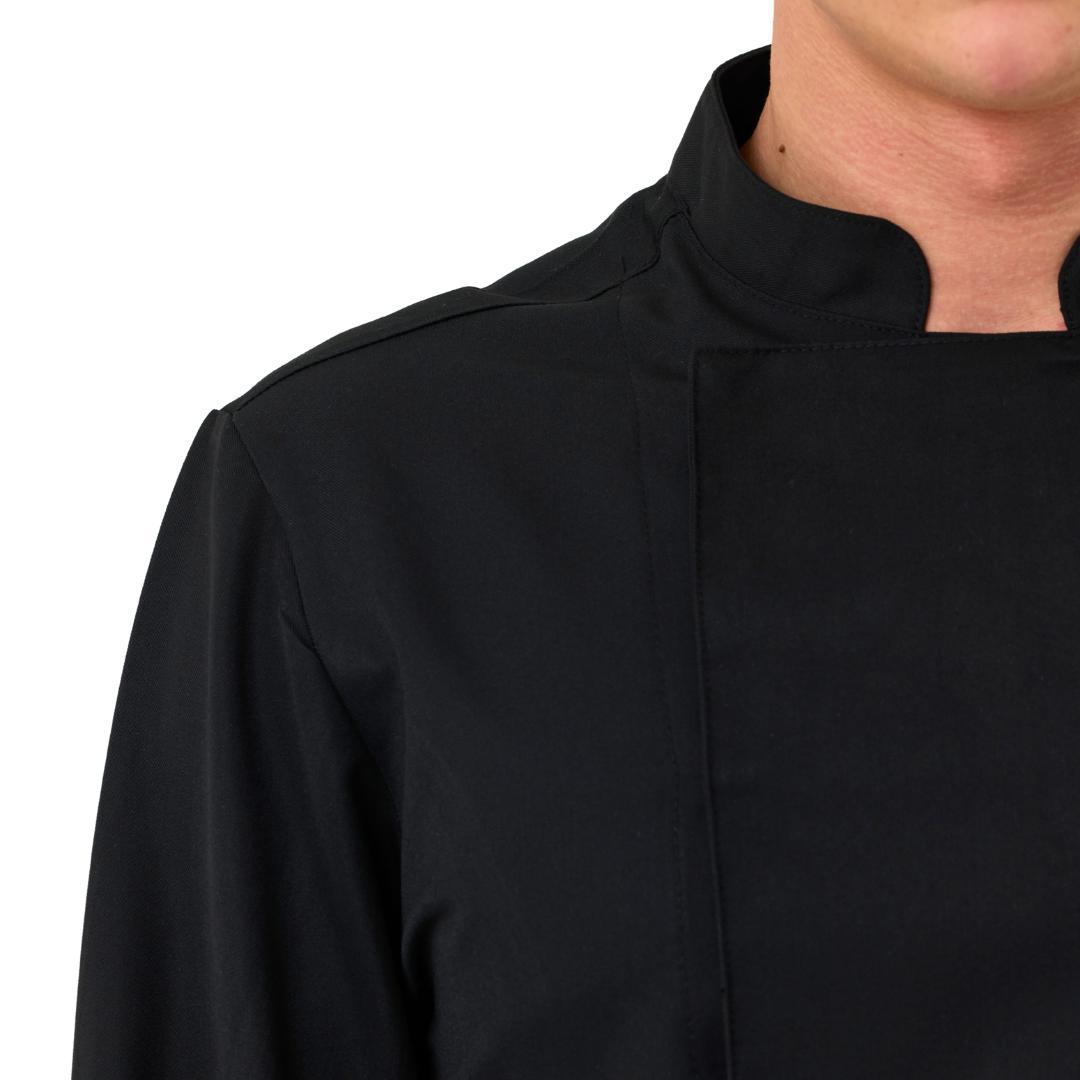 Herren Kochjacke Schwarz