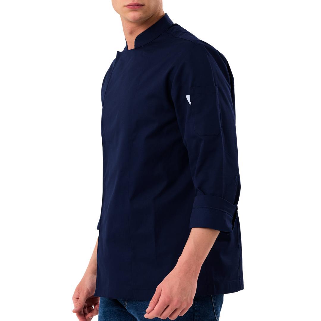 Herren Kochjacke Navyblau