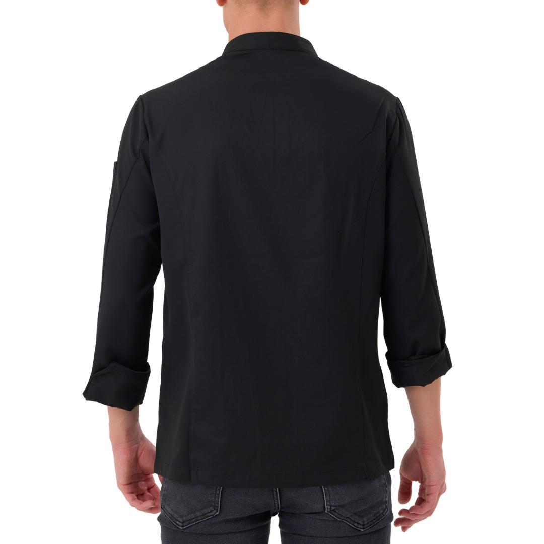 Herren Kochjacke Schwarz