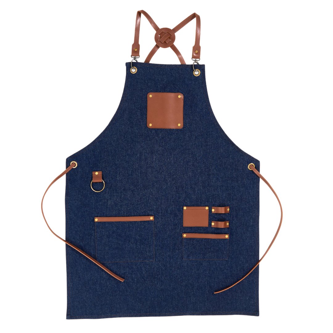 Istanbul Schürze Blau Denim – Bild 2
