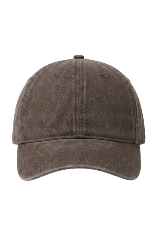 Vintage Washed Cap-Braun